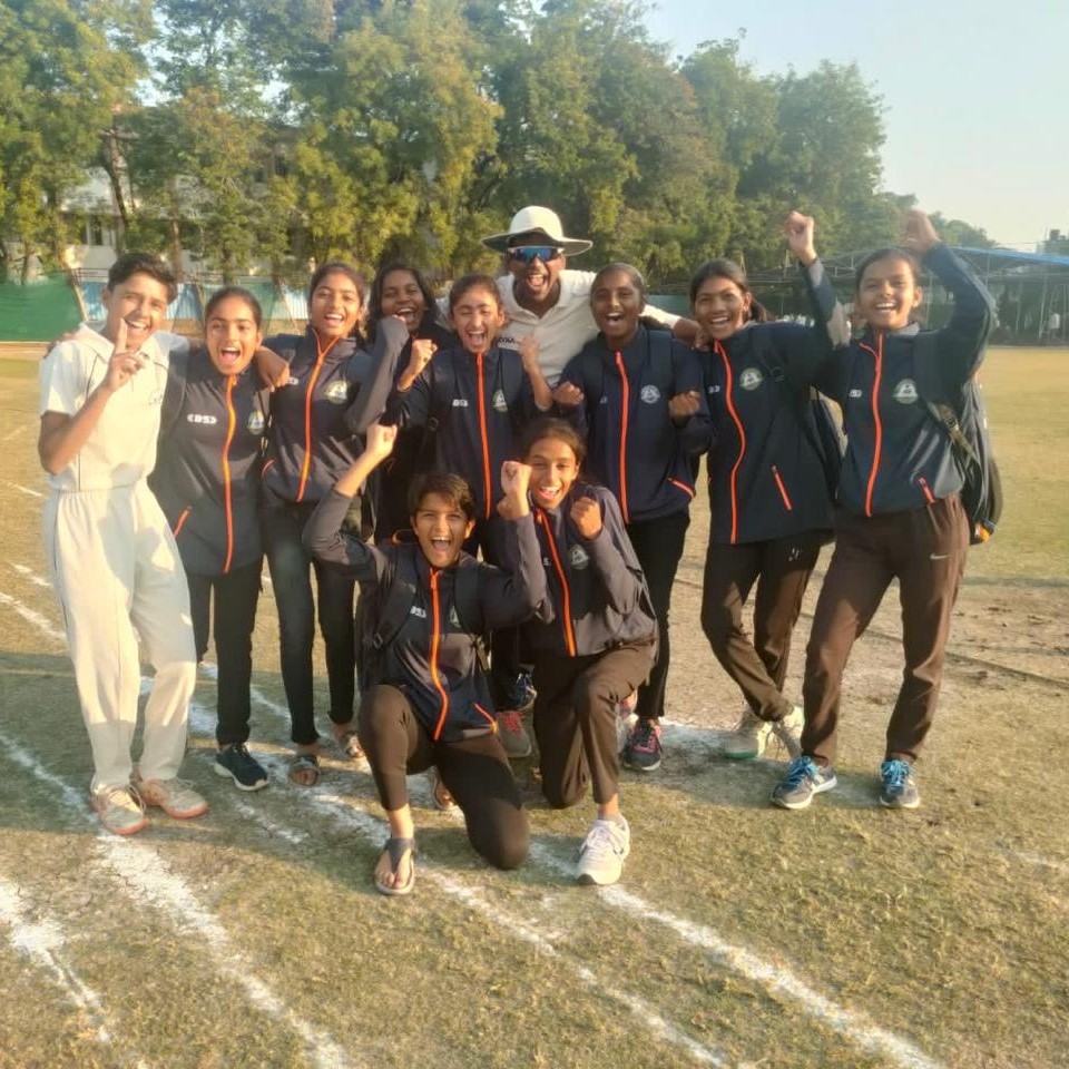 9 girls represented VCA and came runners up in the inaugural U-15 women’s tournament organized by BCCI
