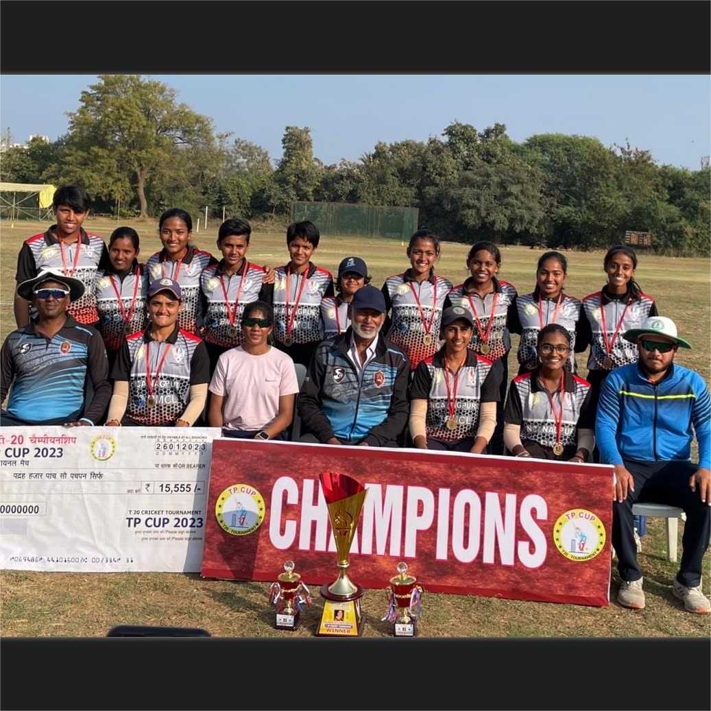 Champions of Senior Women T20 Tournament at Gondia